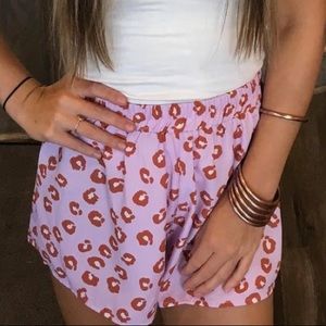 Karlie Leopard Shorts